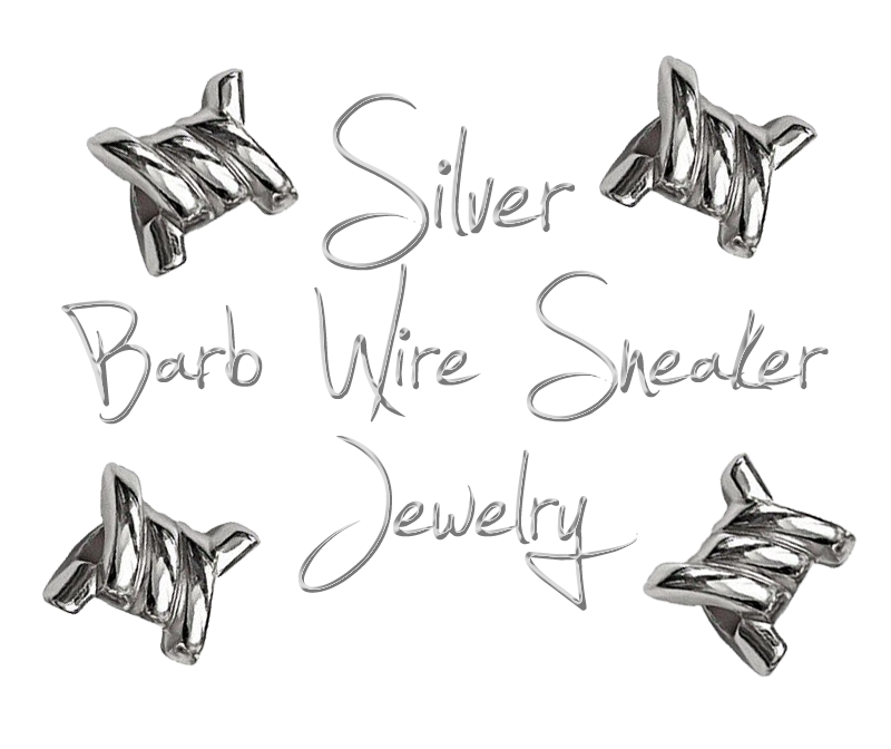 Barb Wire Sneaker Jewelry